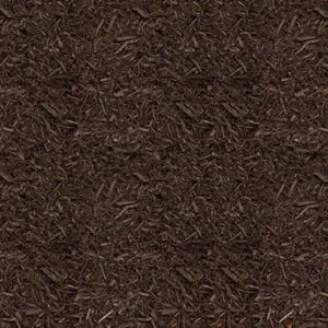 Close-up of dark brown loose tea leaves.